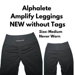 Alphalete Amplify Leggings Gray Medium